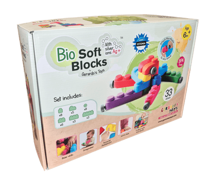 Gerardo’s Toys Soft Blocks Building Set – 33 pcs