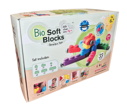 Gerardo’s Toys Soft Blocks Building Set – 33 pcs
