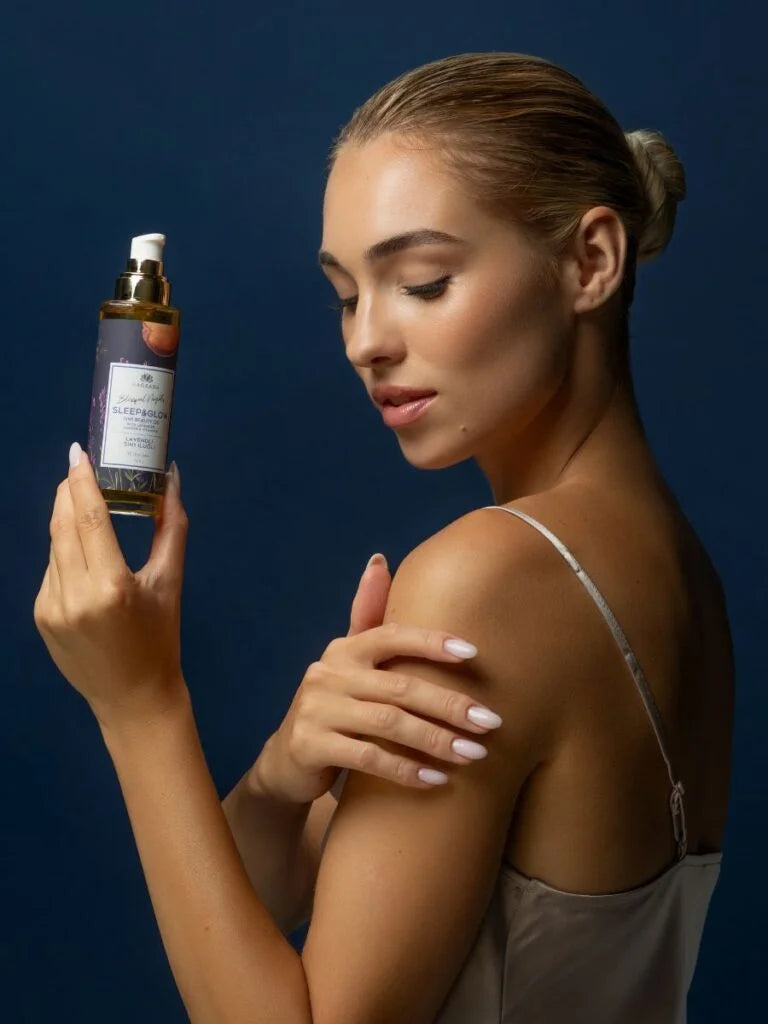 Body oil calming effect skin Cyprus χαλαρωτική φροντίδα σώματος